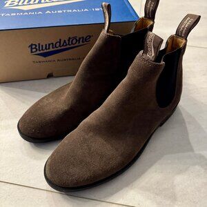 Blundstone Mens Dress #2391 Ankle Boots Brown Suede US 10.5